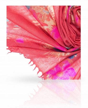 Палантин Женский W-BRUSHFL/PINK